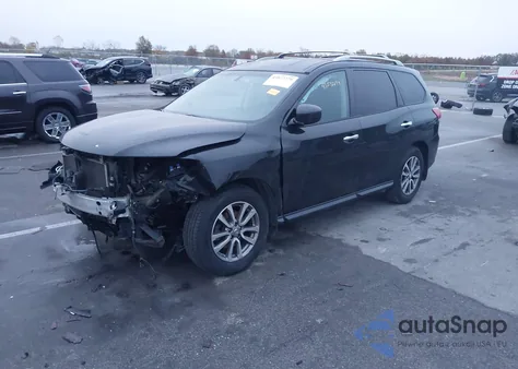 2015 Nissan Pathfinder S from USA, damaged, VIN 5N1AR2MMXFC689552
